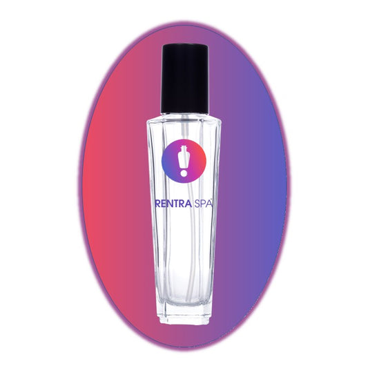 C03 - Imported Empty Premium Octagonal Clear Glass Bottles with Lotion Pump