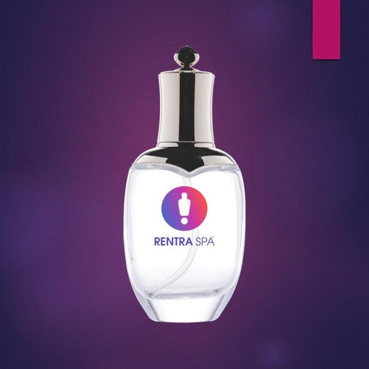 C09 -  Imported Premium Decanter 100ml Glass Bottle with Fancy Lotion Pump for Luxury Skincare