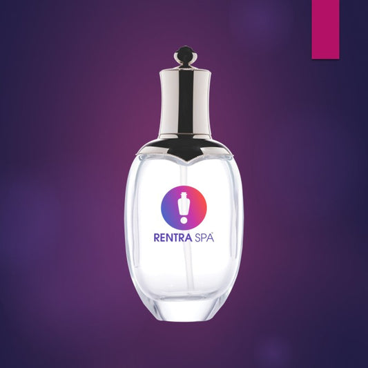 C09 -  Imported Premium Decanter Glass Bottle with Fancy Lotion Pump for Luxury Skincare