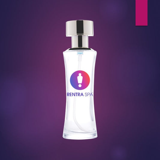 C10 - Imported Premium Hourglass Glass Bottles with Lotion Pump for Luxury Skincare