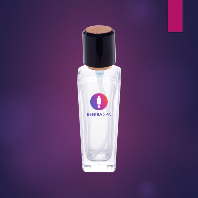 C42 - Imported Empty Premium 100ml Glass Bottles with Lotion Pump & Double Toned Lid