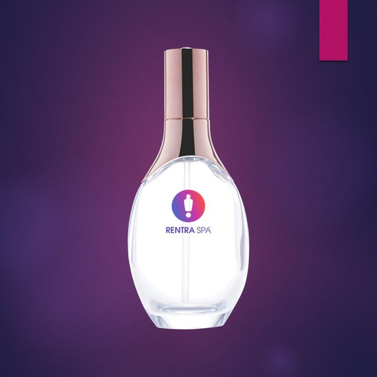 C46 - Imported Empty Premium Decanter Shaped Clear Lotion Glass Bottles