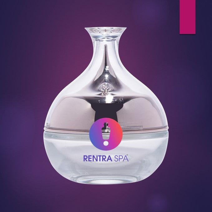 C48 - Imported Empty Premium Decanter Shaped 50g Glass Jars with Lid & Wad