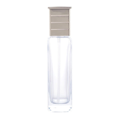 C51 - Imported Empty Premium Clear Square Glass Lotion Bottles