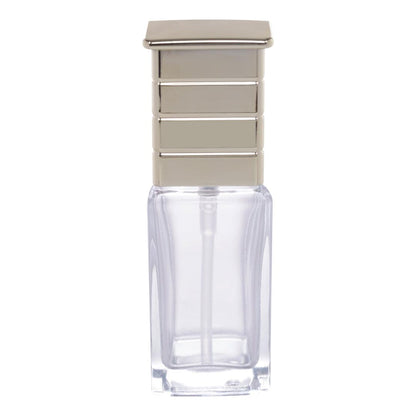 C51 - Imported Empty Premium Clear Square Glass Lotion Bottles