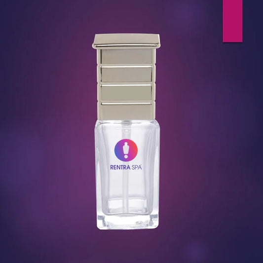 45ml Premium Square Glass Bottles + Lotion Pump + Cap (C51 )