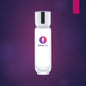 C60 - Imported Premium 120ml Clear Glass Bottle with Screw Cap with Rose Etching