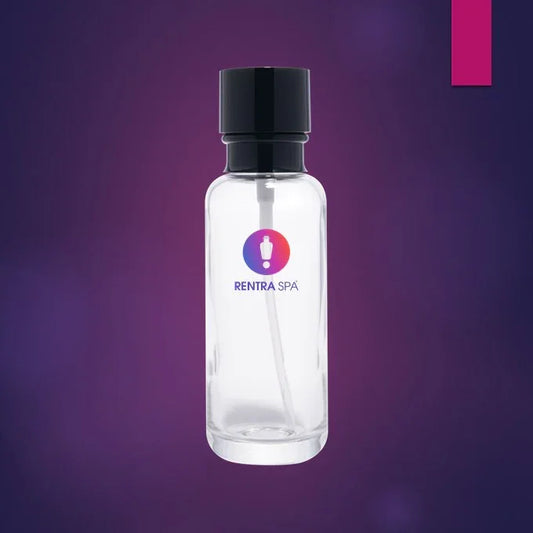 130ml Premium Glass Bottles + Lotion Pump + Black Cap (C65)