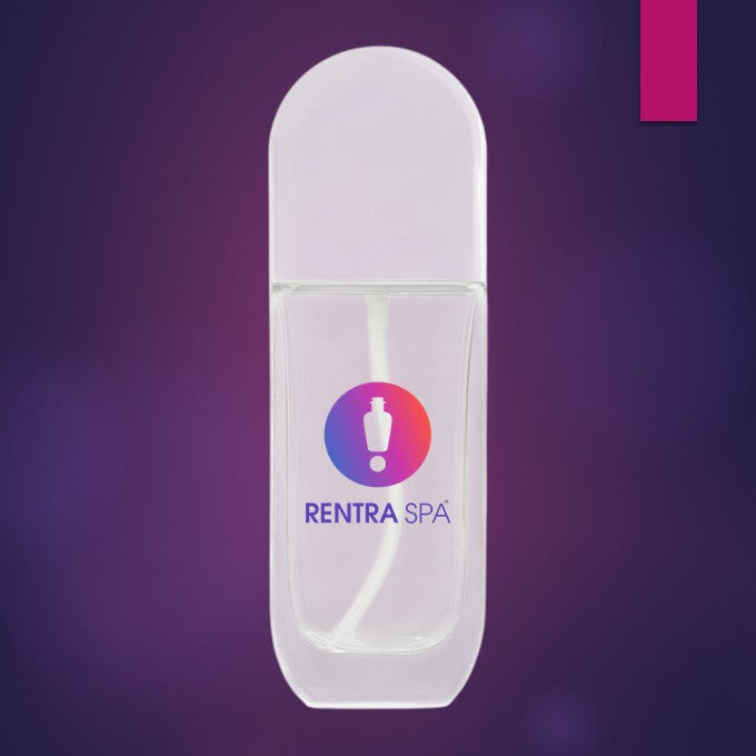 C74 - Imported Empty Premium Rounded-Edge Rectangle Clear 100ml Glass Bottles with Lotion Pump