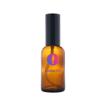 100ml Amber Glass Lotion Bottle + Metal Pump + Metal Cap