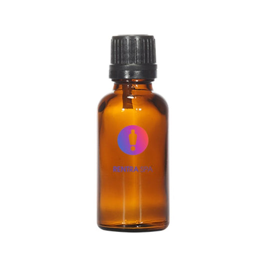 18mm Imported Empty 30ml Round Amber Euro Dropper Bottle + Plastic Cap