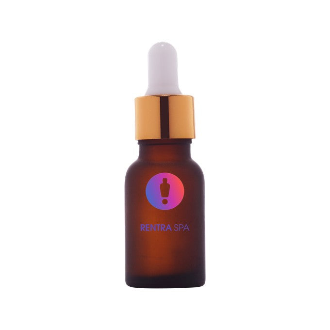 15ml Amber Frosted Glass Dropper Bottle
