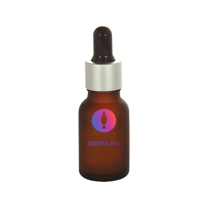 15ml Amber Frosted Glass Dropper Bottle
