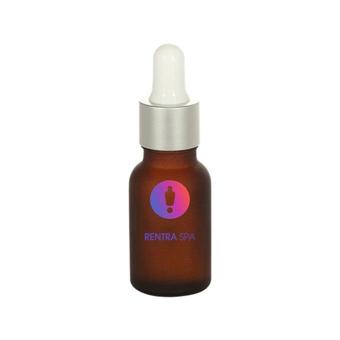 15ml Amber Frosted Glass Dropper Bottle