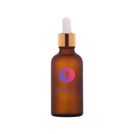 50ml Amber Frosted Glass Dropper Bottle