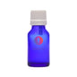 18mm Imported Empty 15ml Round Cobalt Blue Euro Dropper Bottle & Plastic Cap