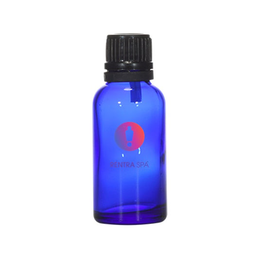 18mm Imported Empty 30ml Round Cobalt Blue Euro Dropper Bottle & Plastic Cap