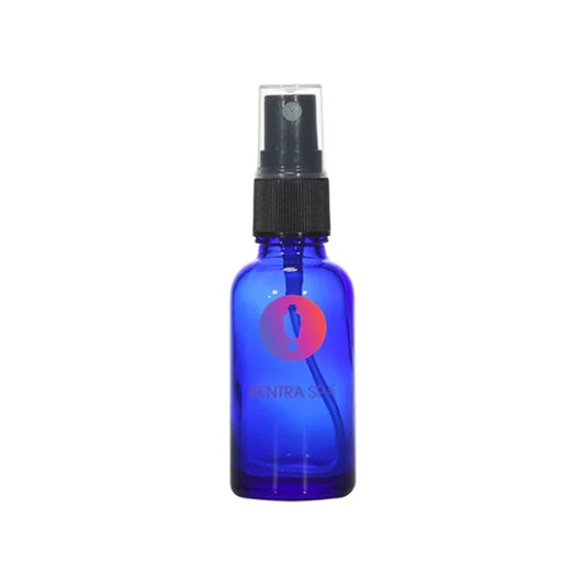 30ml Blue Glass Bottle with Spray Pump