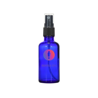 50ml Blue Glass Bottle with Spray Pump