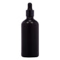 18mm Imported Empty 100ml Round Black Glass Dropper Bottle