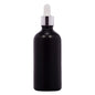 18mm Imported Empty 100ml Round Black Glass Dropper Bottle