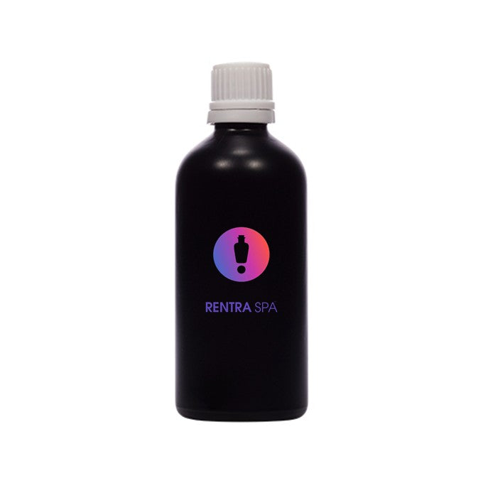 18mm Imported Empty 100ml Round Black Euro Dropper Bottle & Plastic Cap
