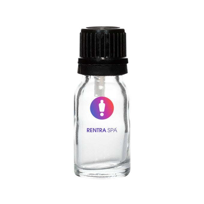 10ml Clear Glass Essential Oil Bottle — Euro Dropper & Plastic Cap