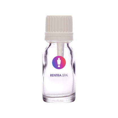 10ml Clear Glass Essential Oil Bottle — Euro Dropper & Plastic Cap