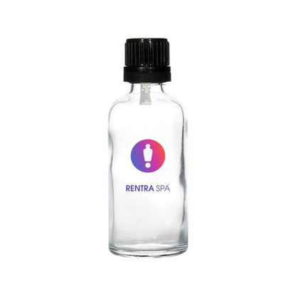 100ml Clear Glass Essential Oil Bottle — Euro Dropper & Plastic Cap