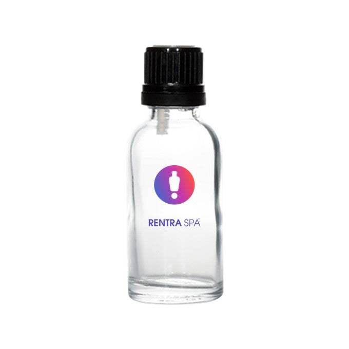 30ml Clear Glass Essential Oil Bottle — Euro Dropper & Plastic Cap