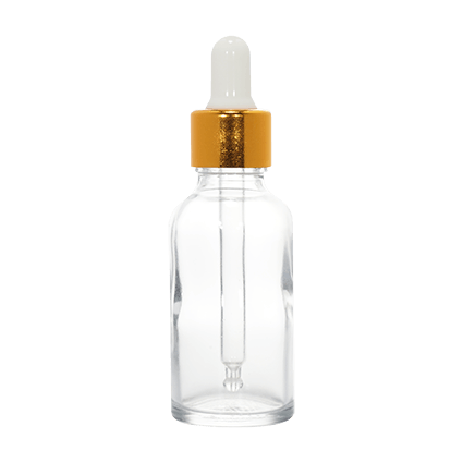 18mm Imported Empty 30ml Round Clear Glass Dropper Bottle - Rentra S.P.A™