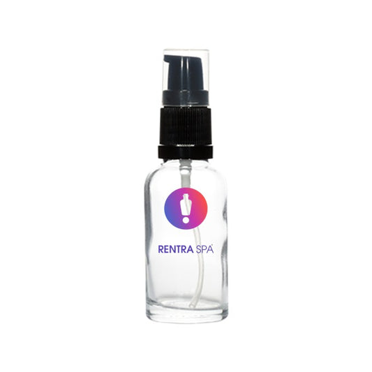 30ml Glass Lotion Bottles with Pump + Cap