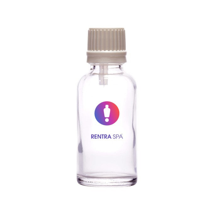 30ml Clear Glass Essential Oil Bottle — Euro Dropper & Plastic Cap