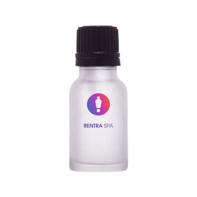 15ml Frosted Clear Glass Essential Oil Bottle — Euro Dropper & Plastic Cap
