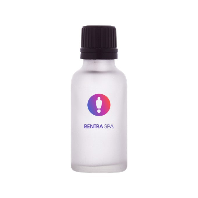 30ml Frosted Clear Glass Essential Oil Bottle — Euro Dropper & Plastic Cap