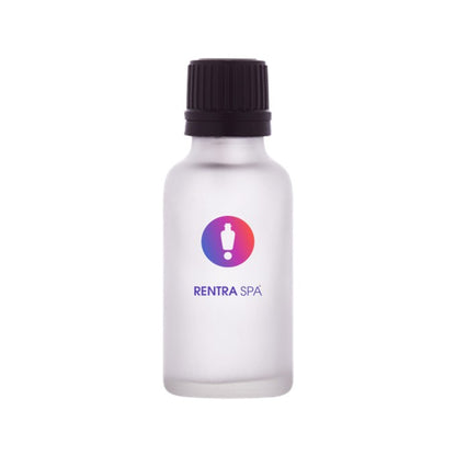 30ml Frosted Clear Glass Essential Oil Bottle — Euro Dropper & Plastic Cap