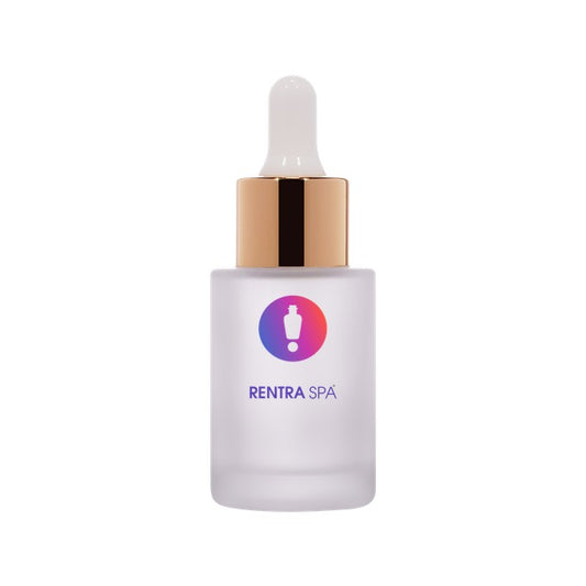 20mm Flat Neck Imported 30ml Clear Round Frosted Glass Dropper Bottle