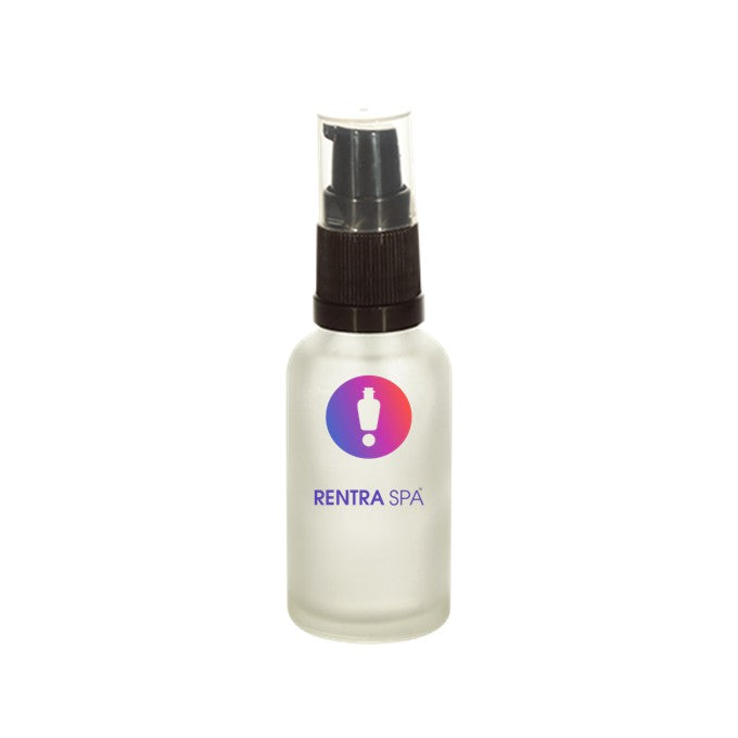 30ml Frosted Clear Glass Lotion Bottle — Pump Bottle for Serums & Oils