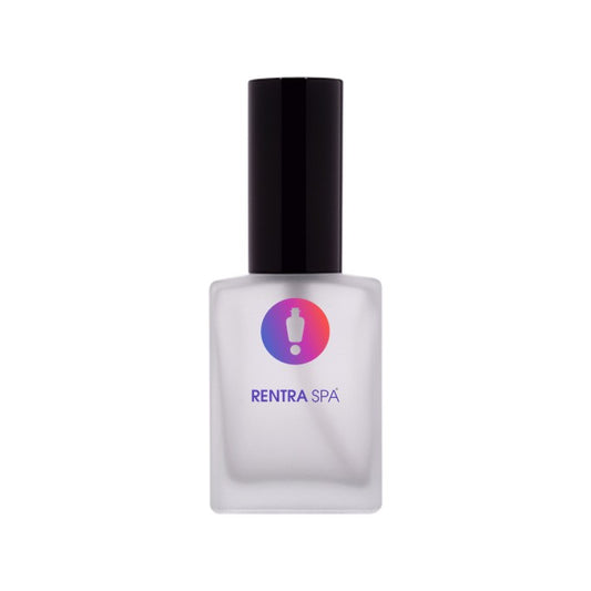 30ml Rectangular Frosted Glass Bottle + Metal Lotion Pump + Metal Cap