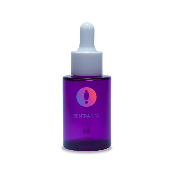 30ml Painted Glass Bottles + White Dropper Set