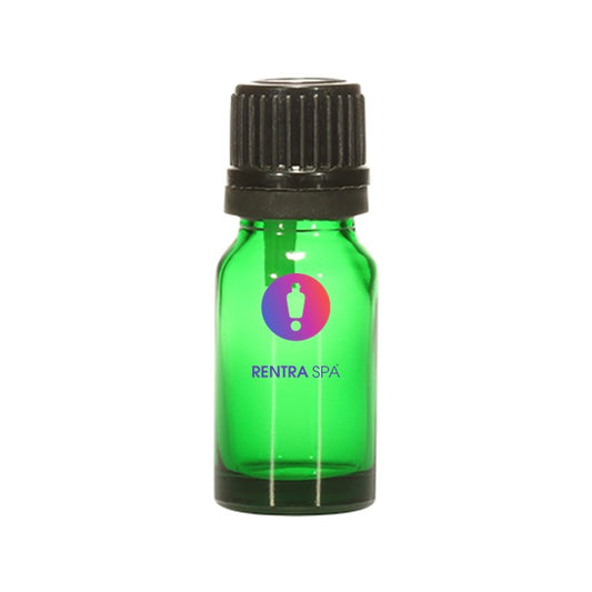 18mm Imported Empty 10ml Round Green Euro Dropper Bottle & Plastic Cap