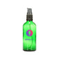 100ml Green Glass Lotion Bottle + Plastic Pump + Cap