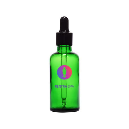 50ml Green Glass Dropper Bottle