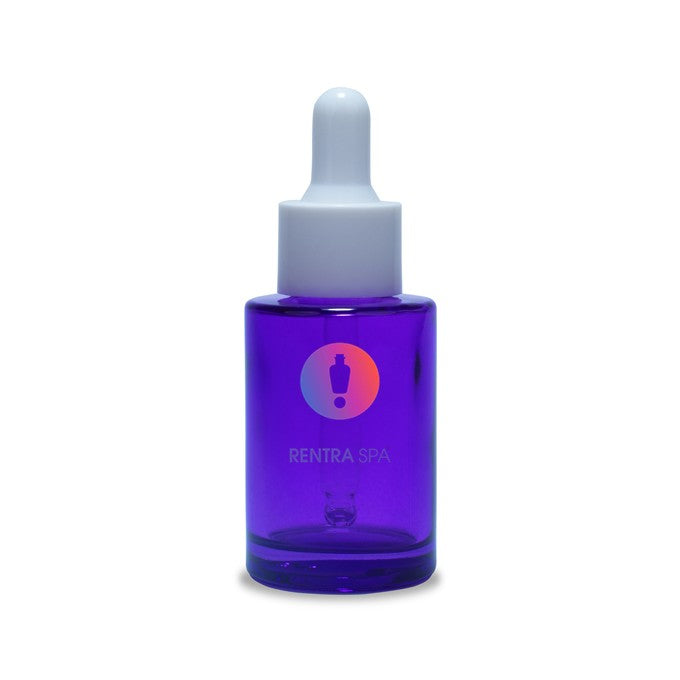 30ml Painted Glass Bottles + White Dropper Set