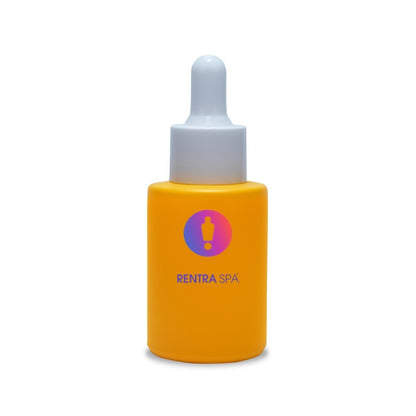 30ml Painted Glass Bottles + White Dropper Set