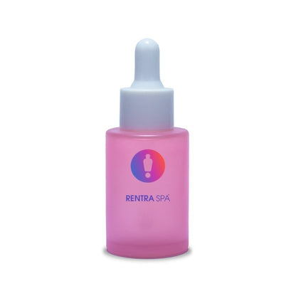 30ml Painted Glass Bottles + White Dropper Set