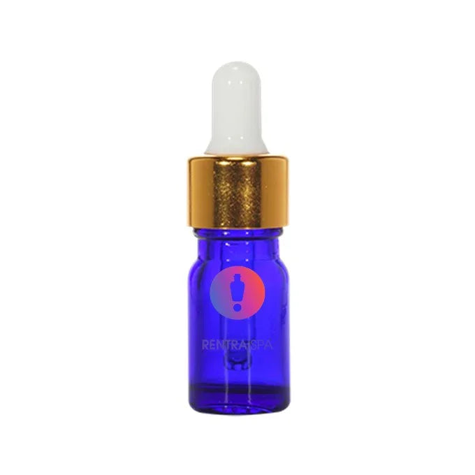 5ml Blue Glass Dropper Bottle