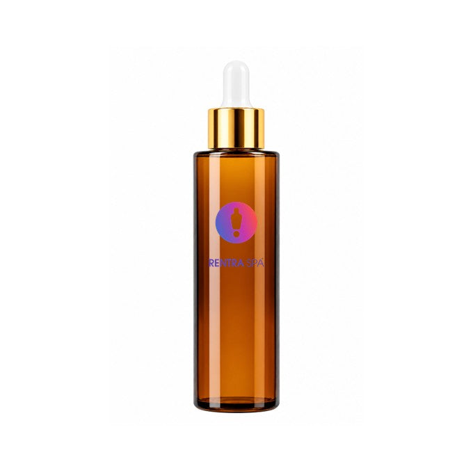 100ml Amber Glass Dropper Bottle — Matte Pipette Bottle