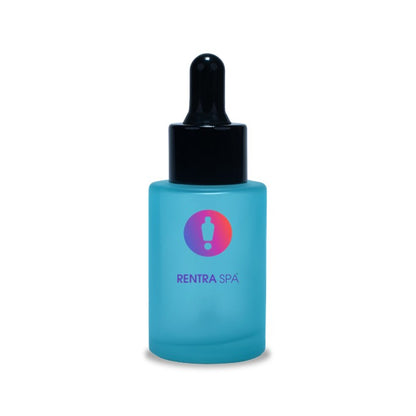30ml Painted Glass Bottles + Black Dropper Set