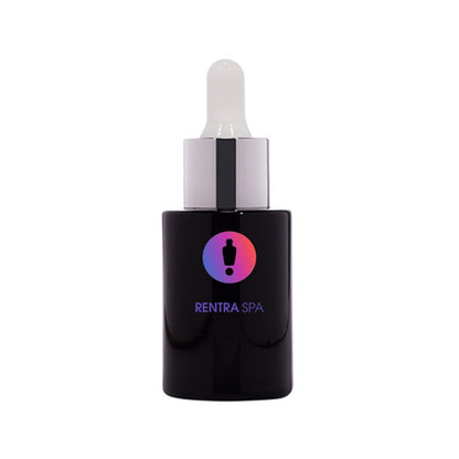 30ml Black Glass Dropper Bottle (Flat Shoulder)